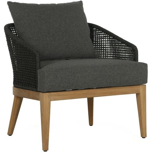 Capri Natural / Gracebay Grey Outdoor Lounge Chair